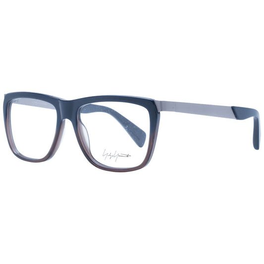 Eyeglasses Frames by Yohji Yamamoto for unisex in acetate and blue showcases an refined full-frame frame design featuring a sophisticated blue coloured frame for an refined and refined aesthetic.