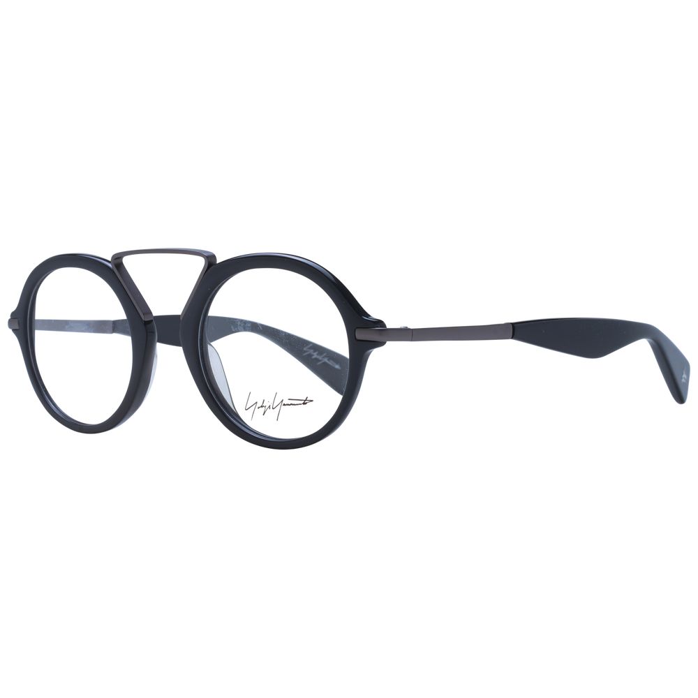 Eyeglasses Frames by Yohji Yamamoto for unisex in gray features a refined silhouette, showcasing a refined gray coloured frame and full-frame frame design for a sophisticated, premium look.