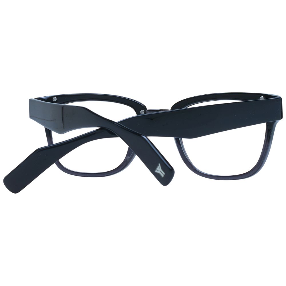 Eyeglasses Frames by Yohji Yamamoto for unisex in acetate gray features an refined silhouette, showcasing the refined gray coloured frame and sophisticated full-frame frame design.