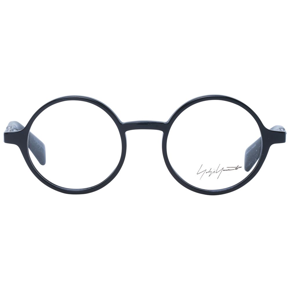 Eyeglasses Frames by Yohji Yamamoto for unisex in black features an refined silhouette, showcasing the refined black coloured frame and sophisticated full-frame frame design.