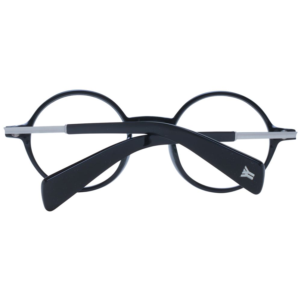 Eyeglasses Frames by Yohji Yamamoto for unisex in black showcases a refined full-frame frame design with a refined black coloured frame finish for a refined and sophisticated look.