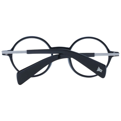 Eyeglasses Frames by Yohji Yamamoto for unisex in black showcases a refined full-frame frame design with a refined black coloured frame finish for a refined and sophisticated look.