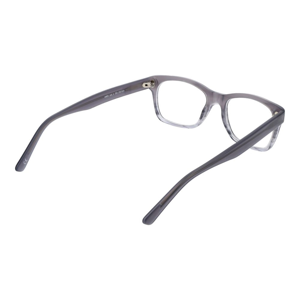 Eyeglasses Frames by Andy Wolf for unisex in acetate gray showcases a reflective silhouette, artfully incorporating a sophisticated gray coloured frame with a distinct full-frame frame design.