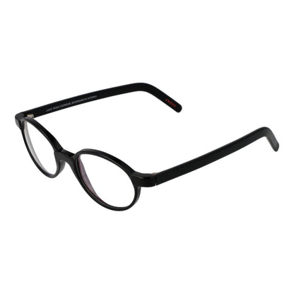 Eyeglasses Frames by Andy Wolf for unisex in acetate and black showcases an refined full-frame frame design featuring a sophisticated black coloured frame for an refined and refined aesthetic.