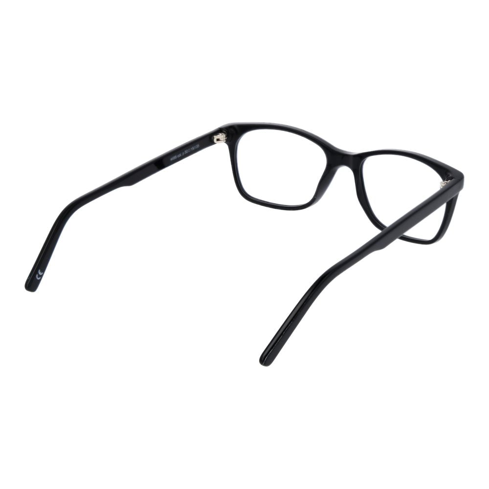 Eyeglasses Frames by Andy Wolf for unisex in acetate black showcases a reflective silhouette, artfully incorporating a sophisticated black coloured frame with a distinct full-frame frame design.