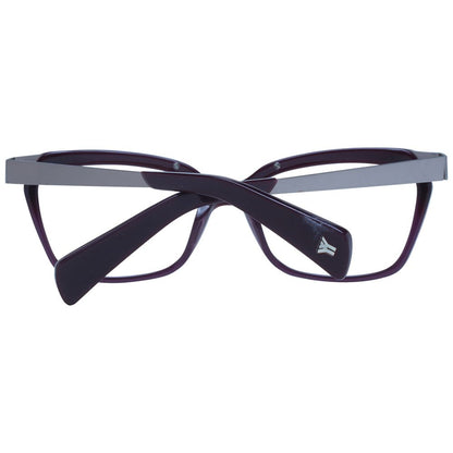Eyeglasses Frames by Yohji Yamamoto for unisex in acetate purple features an refined silhouette, showcasing the refined purple coloured frame and sophisticated full-frame frame design.