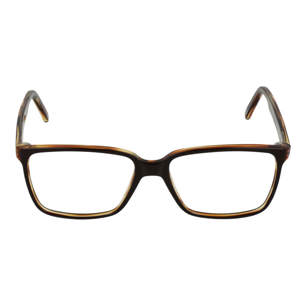 Eyeglasses Frames by Andy Wolf for unisex in acetate brown showcases a reflective silhouette, artfully incorporating a sophisticated brown coloured frame with a distinct full-frame frame design.