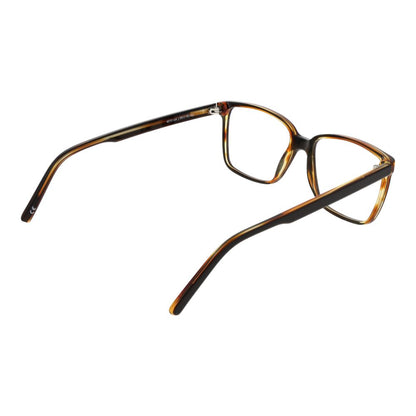 Eyeglasses Frames by Andy Wolf for unisex in acetate brown features an refined silhouette, showcasing the refined brown coloured frame and sophisticated full-frame frame design.