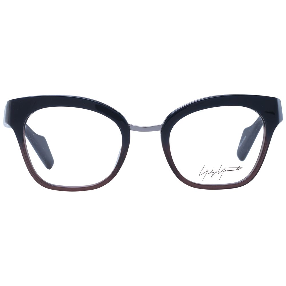 Eyeglasses Frames by Yohji Yamamoto for unisex in acetate blue features an refined silhouette, showcasing the refined blue coloured frame and sophisticated full-frame frame design.