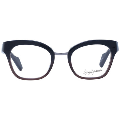 Eyeglasses Frames by Yohji Yamamoto for unisex in acetate blue features an refined silhouette, showcasing the refined blue coloured frame and sophisticated full-frame frame design.