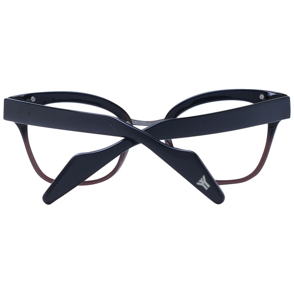 Eyeglasses Frames by Yohji Yamamoto for unisex in acetate and blue showcases an refined full-frame frame design featuring a sophisticated blue coloured frame for an refined and refined aesthetic.