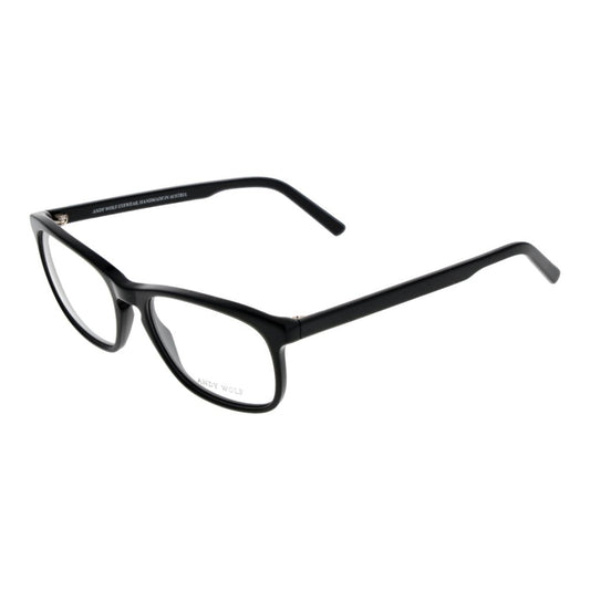 Eyeglasses Frames by Andy Wolf for unisex in acetate and black showcases a refined silhouette, detailed with a black coloured frame finish and a sophisticated full-frame frame design.