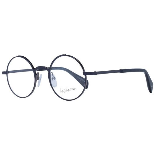 Eyeglasses Frames by Yohji Yamamoto for unisex in metal blue showcases a refined full-frame frame design with a refined blue coloured frame finish for a refined and sophisticated look.
