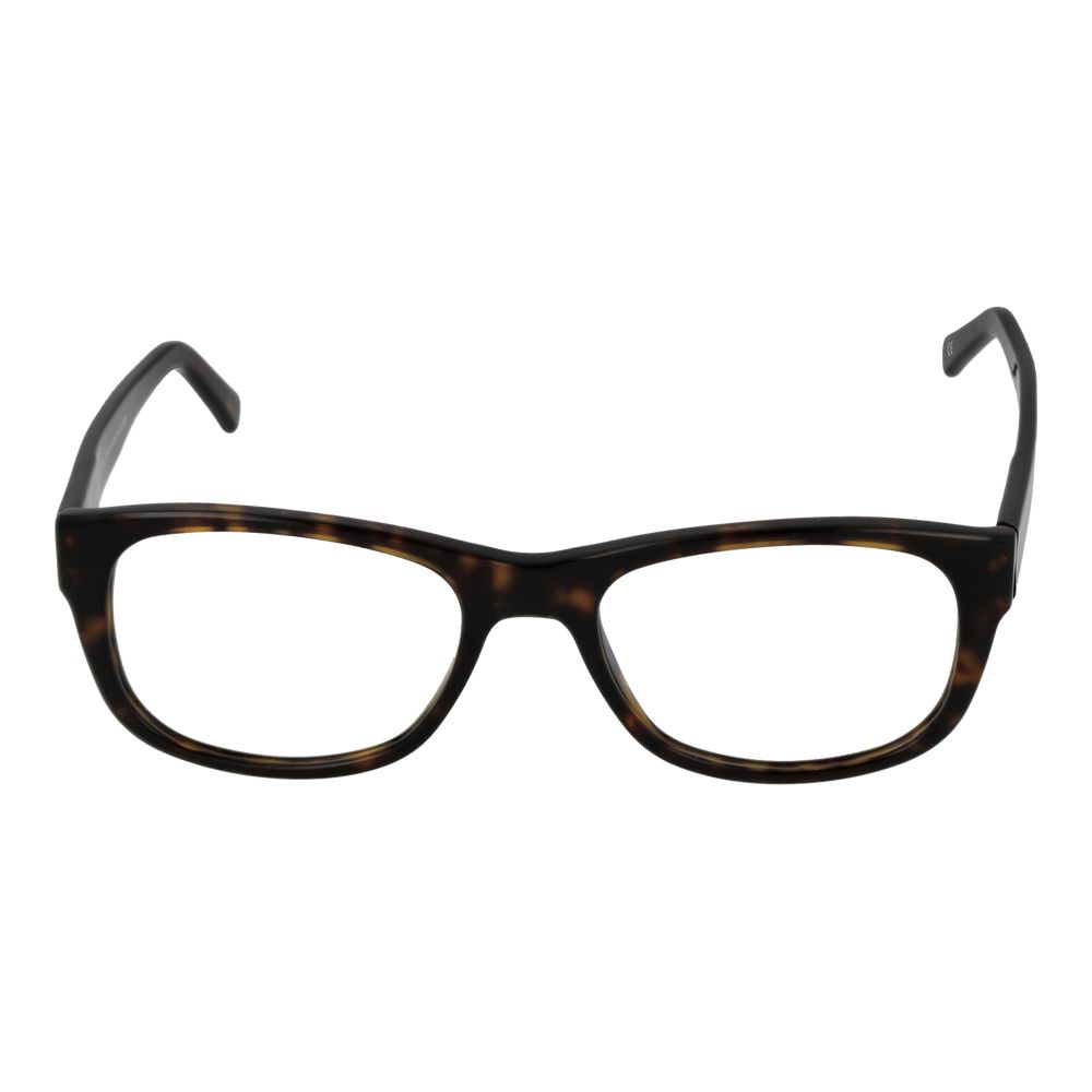 Eyeglasses Frames by Andy Wolf for unisex in acetate and brown showcases a refined silhouette, detailed with a brown coloured frame finish and a sophisticated full-frame frame design.