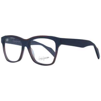 Eyeglasses Frames by Yohji Yamamoto for unisex in acetate blue features a refined silhouette, showcasing a refined blue coloured frame and full-frame frame design for a sophisticated, premium look.