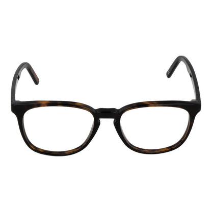 Eyeglasses Frames by Andy Wolf for unisex in acetate brown features a refined silhouette, showcasing a refined brown coloured frame and full-frame frame design for a sophisticated, premium look.