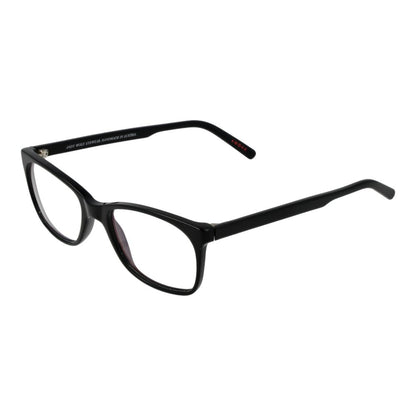 Eyeglasses Frames by Andy Wolf for unisex in acetate and black showcases an refined full-frame frame design featuring a sophisticated black coloured frame for an refined and refined aesthetic.