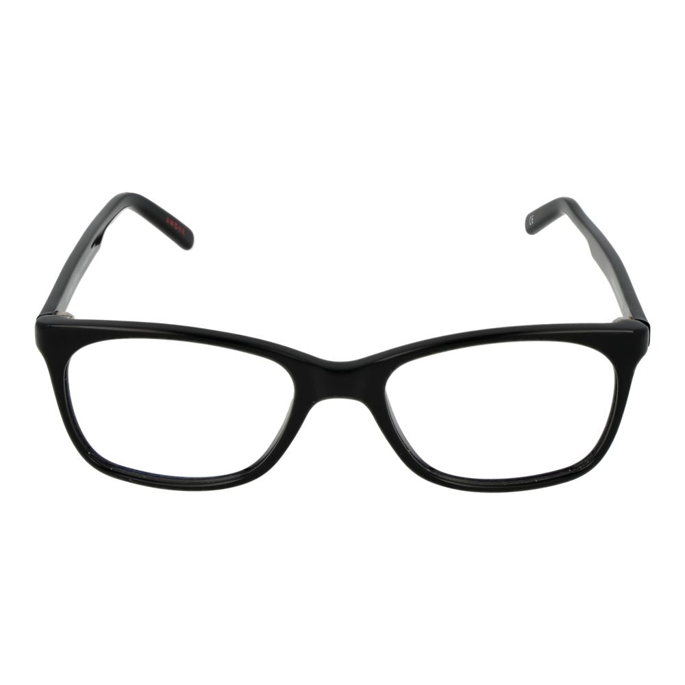 Eyeglasses Frames by Andy Wolf for unisex in acetate black features an refined silhouette, showcasing a sophisticated black coloured frame and refined full-frame frame design for a refined look.