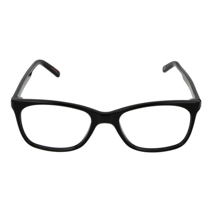 Eyeglasses Frames by Andy Wolf for unisex in acetate black features an refined silhouette, showcasing a sophisticated black coloured frame and refined full-frame frame design for a refined look.
