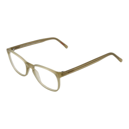 Eyeglasses Frames by Andy Wolf for unisex in acetate and beige showcases a refined silhouette, detailed with a beige coloured frame finish and a sophisticated full-frame frame design.