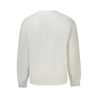 Sweatshirt by Calvin Klein for men in cotton polyester white features an enviable silhouette, showcasing a premium and refined for a truly enviable finish.