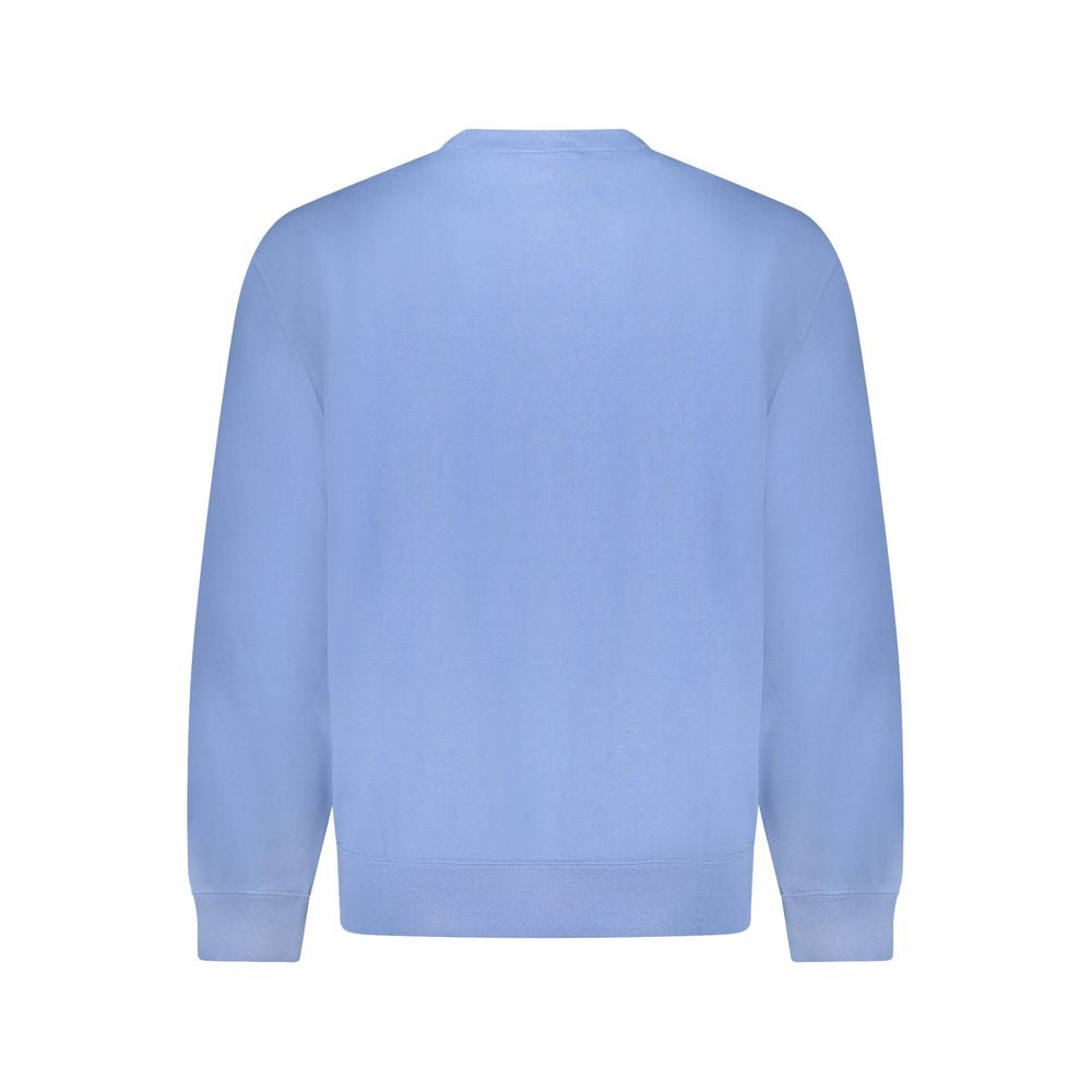 Sweatshirt by Calvin Klein for men in cotton polyester blue features an exquisite silhouette, showcasing and details for a exquisite look.