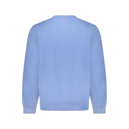 Sweatshirt by Calvin Klein for men in cotton polyester blue features an exquisite silhouette, showcasing and details for a exquisite look.