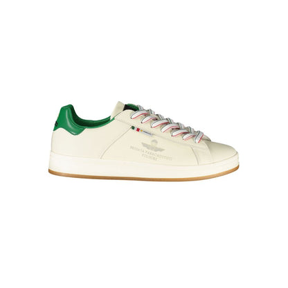 Esercito 1659 Men's Fashion Polyester Polyethylene Leather Sneakers - Green White