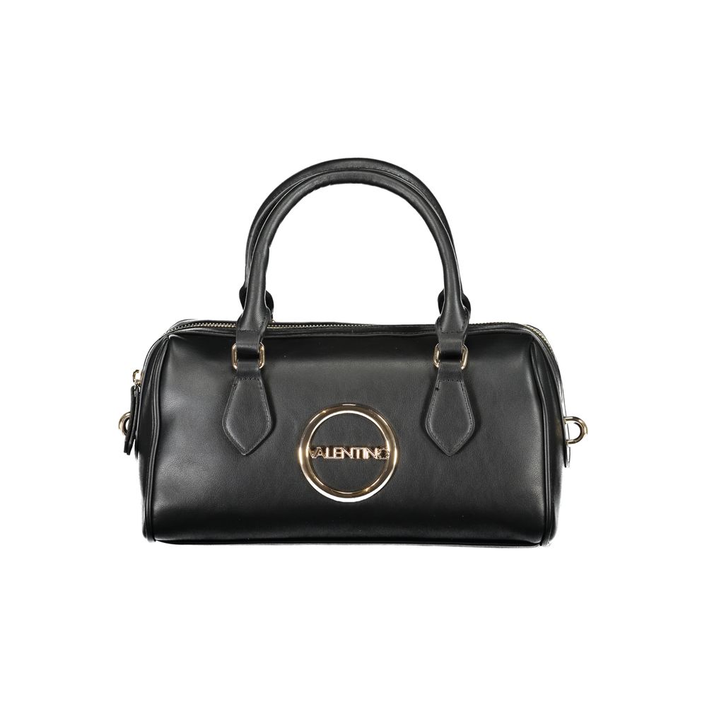 Crossbody Evening Handbag by Mario Valentino for women in polyethylene black & signature presents a ornamental silhouette, showcasing a secure zipper, ample internal-pockets, and versatile crossbody-strap, shoulder-strap, handle & adjustable-strap for a ornamental finish.
