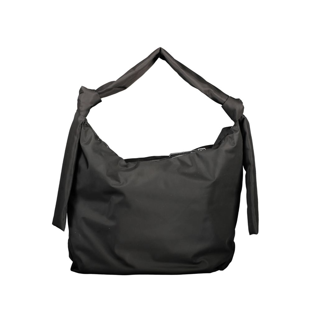 Hobo Convertible Handbag by Calvin Klein for women in polyester black presents a enviable design with a secure , ample , and versatile handle for a sophisticated look.