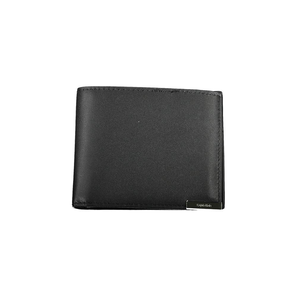 Cardholder Wallet by Calvin Klein for men in polyethylene black showcases a refined silhouette, artfully capturing the essence of the refined Polyethylene Cardholder Wallet design with functional card-organization rfid-protection.