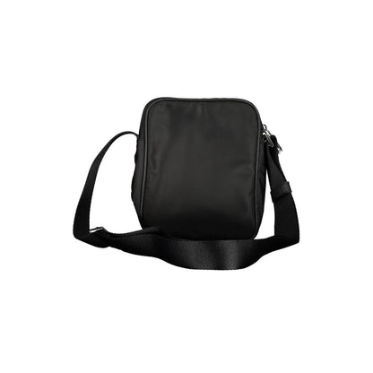 Shoulder Bag by Calvin Klein for men in polyester black features an effortlessly chic silhouette with a secure zipper, ample internal-pockets, and versatile shoulder-strap & adjustable-strap for effortlessly chic everyday luxury.