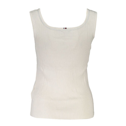 Tommy Hilfiger Women's Wide Neck Modal Tank Top - White
