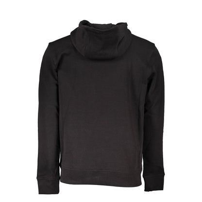 Hooded Sweatshirt Sweater by Tommy Hilfiger for men in cotton black features an polished silhouette, showcasing refined and a sophisticated hooded neckline for a truly polished finish.