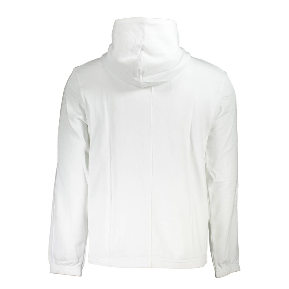 This Hooded Sweatshirt Sweater by Calvin Klein for men in cotton white presents a understated silhouette, featuring a sophisticated hooded neckline and for a understated finish.