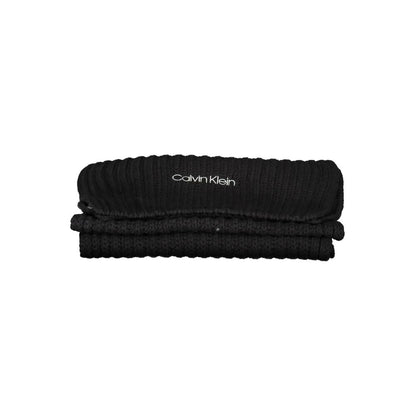Scarf by Calvin Klein for women in cotton black features a something went wrong. try again. silhouette, perfectly showcasing the elegant drape and premium finish of the Cotton Scarf.