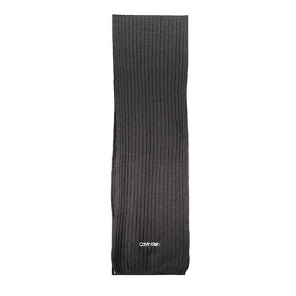 Scarf by Calvin Klein for women in cotton black features a something went wrong. try again. silhouette, perfectly showcasing the elegant drape and premium finish of the Cotton Scarf.