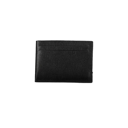 Cardholder Wallet by Calvin Klein for men in leather black presents a streamlined silhouette, showcasing the sophisticated design of the Leather Cardholder Wallet collection with functional card-organization.