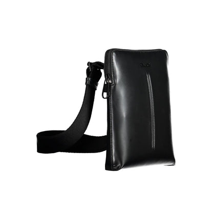 Shoulder Bag by Calvin Klein for men in polyester black features a stately silhouette, showcasing a secure zipper, ample , and stately shoulder-strap & adjustable-strap for a stately finish.