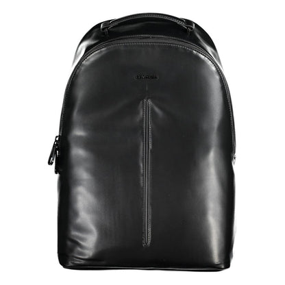 Backpack by Calvin Klein for men in polyester black features an stately silhouette from the Polyester Backpack range, with a secure zipper, ample built-in-compartments & internal-pockets, and versatile handle, backpack-strap & adjustable-strap.