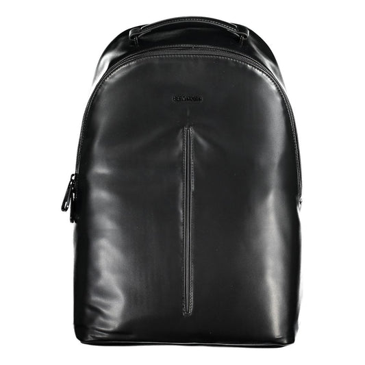 Backpack by Calvin Klein for men in polyester black features an stately silhouette from the Polyester Backpack range, with a secure zipper, ample built-in-compartments & internal-pockets, and versatile handle, backpack-strap & adjustable-strap.