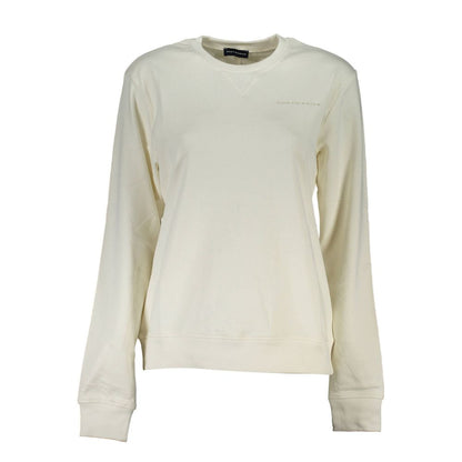Sweatshirt Sweater by North Sails for women in cotton white features an polished silhouette, showcasing refined and a sophisticated round neckline for a truly polished finish.