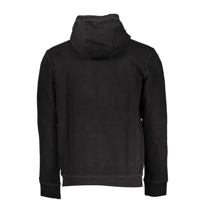 Hooded Sweatshirt Sweater by Tommy Hilfiger for men in organic cotton black features an polished silhouette, showcasing refined and a sophisticated for a truly polished finish.