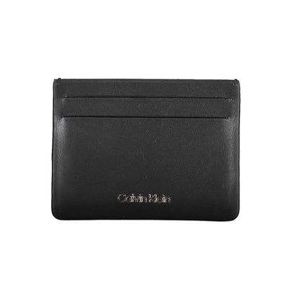 Cardholder Wallet by Calvin Klein for men in leather black & print showcases a refined silhouette, artfully capturing the essence of the refined Leather Cardholder Wallet design with functional card-organization.