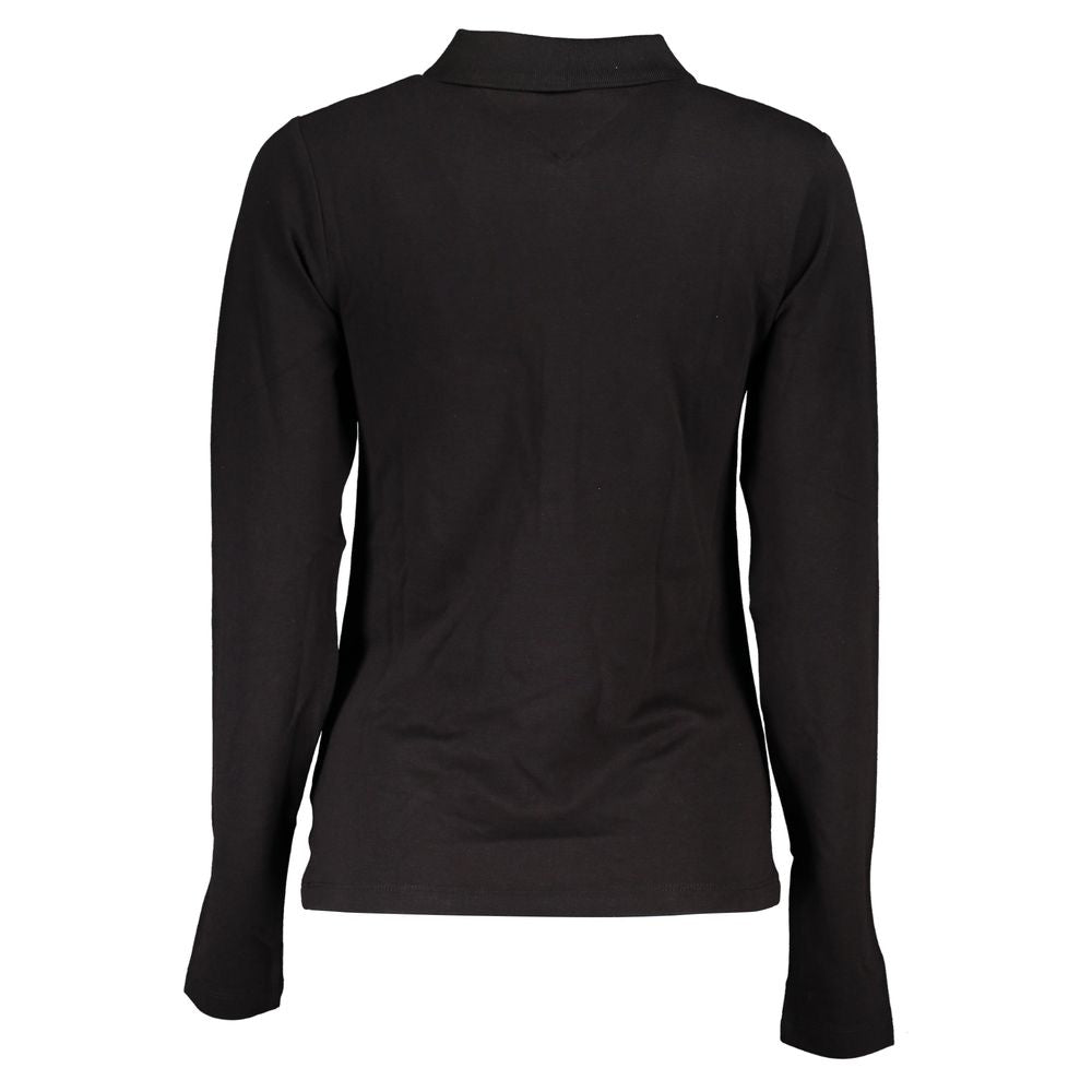 This Polo Shirt by Tommy Hilfiger for women in cotton black presents a flawless silhouette, showcasing flawless detailing and a refined for a truly flawless aesthetic.