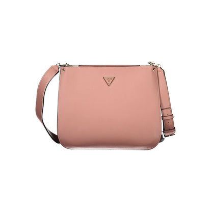 Handbag by Guess Jeans for women in polyethylene pink features a exquisite silhouette, showcasing a secure zipper and exquisite with versatile shoulder-strap & adjustable-strap for a exquisite finish.