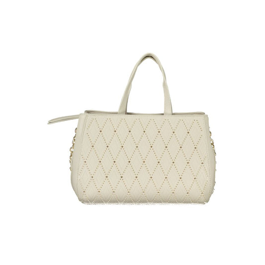 Phone Holder Handbag by Mario Valentino for women in polyethylene white features a refined silhouette, showcasing a secure snap & zipper, organized built-in-compartments & internal-pockets, and versatile shoulder-strap, adjustable-strap & handle for a refined finish.