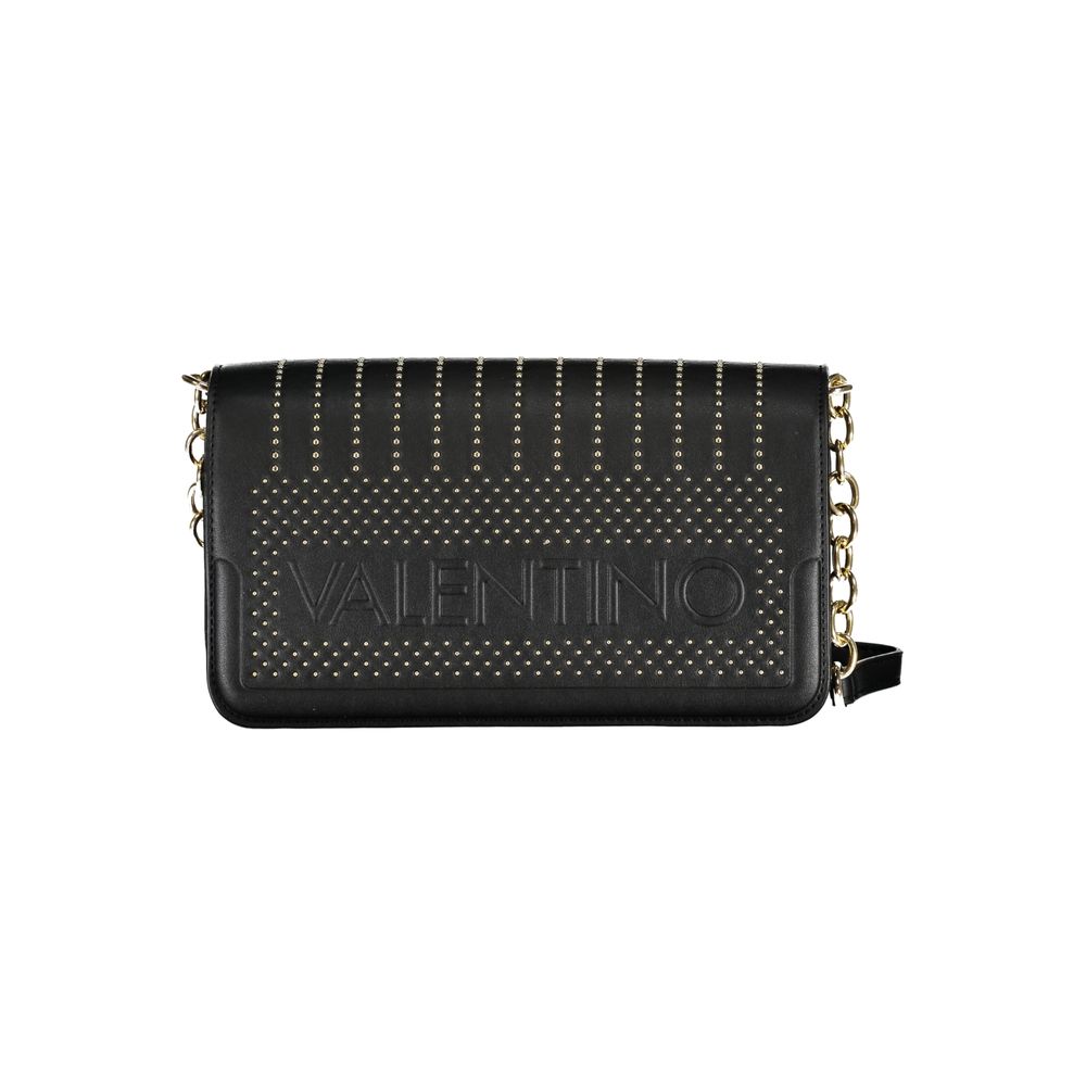 This Shoulder Handbag by Mario Valentino for women in polyethylene and black presents a sculptural silhouette featuring a secure zipper, ample built-in-compartments & internal-pockets, and versatile shoulder-strap & adjustable-strap for a sculptural finish.