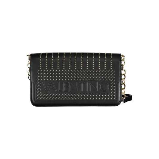 This Shoulder Handbag by Mario Valentino for women in polyethylene and black presents a sculptural silhouette featuring a secure zipper, ample built-in-compartments & internal-pockets, and versatile shoulder-strap & adjustable-strap for a sculptural finish.