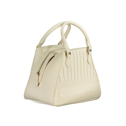This Phone Holder Handbag by Mario Valentino for women in polyethylene and white presents a sculptural silhouette featuring a secure zipper, ample internal-pockets, and versatile shoulder-strap, adjustable-strap & handle for a sculptural finish.